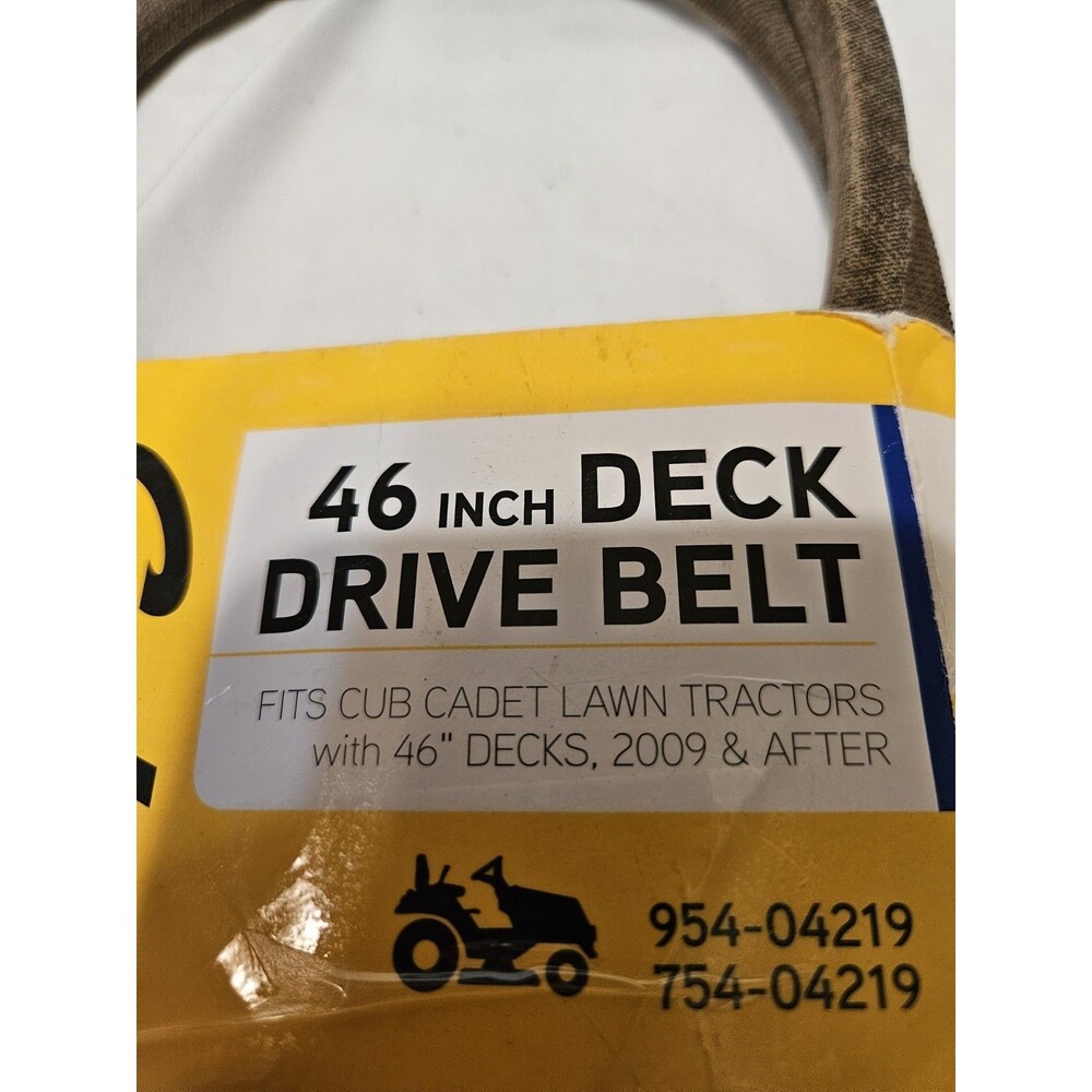 Brand New CUB CADET GENUINE OEM 46" DECK BELT LTX MODELS  754-04219 954-04219